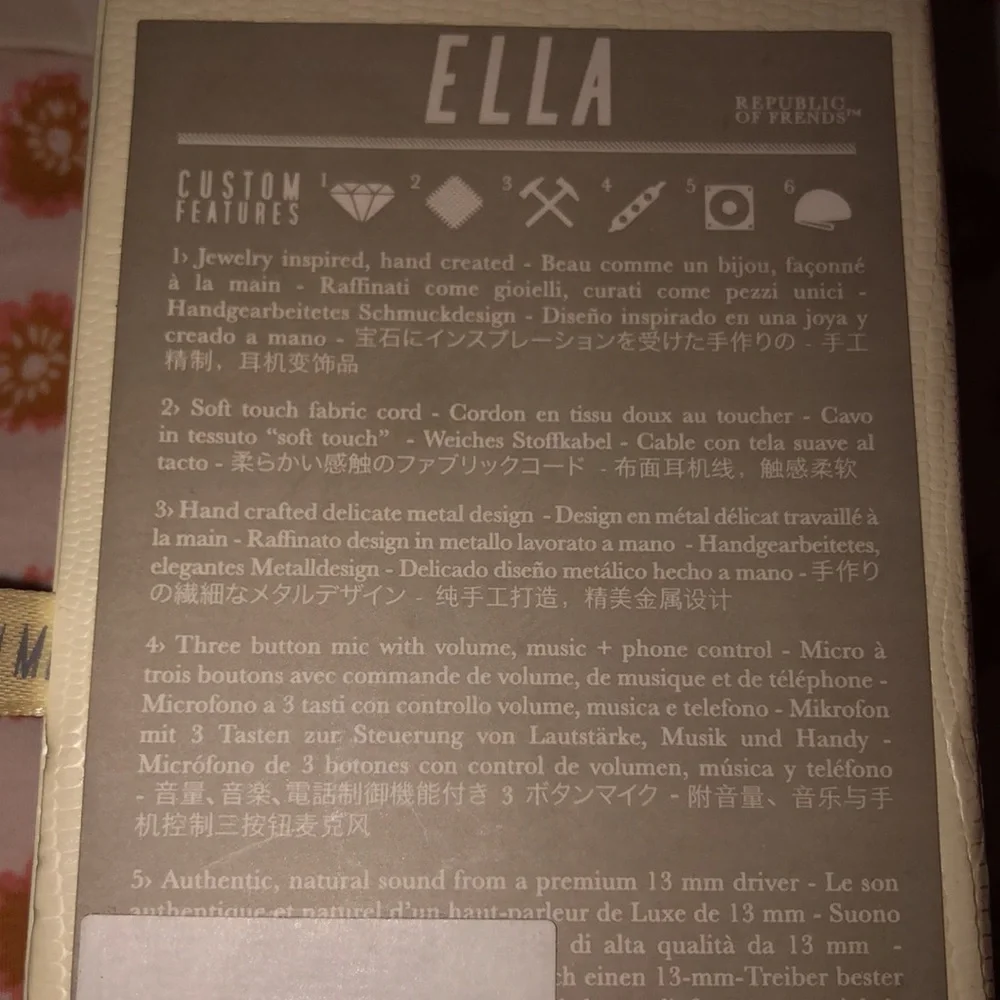 Rare Vintage Frends Ella Earbud Headphones - Picture 10 of 11